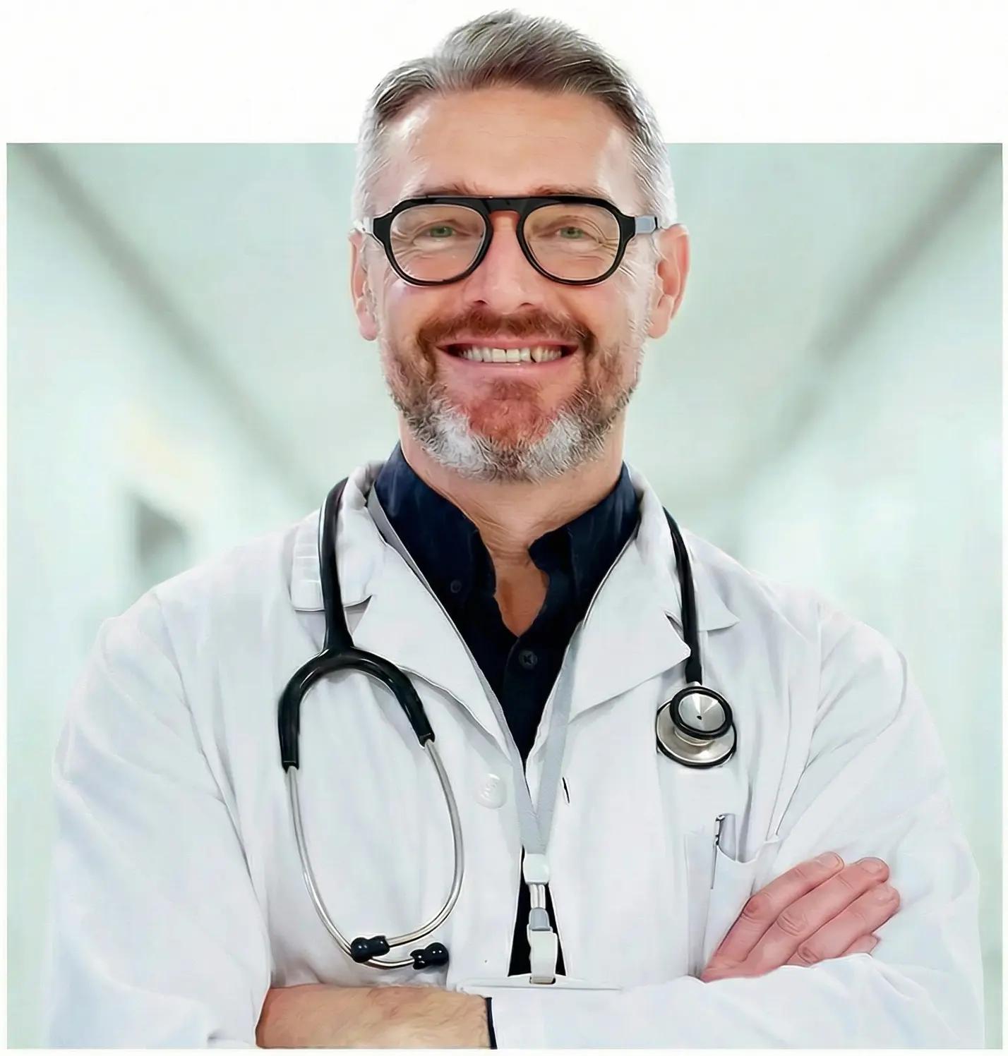 Læge i samtale med patient